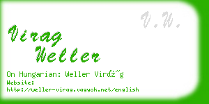 virag weller business card